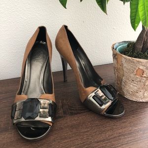 Tory Burch Heavy Embellished Stilettos